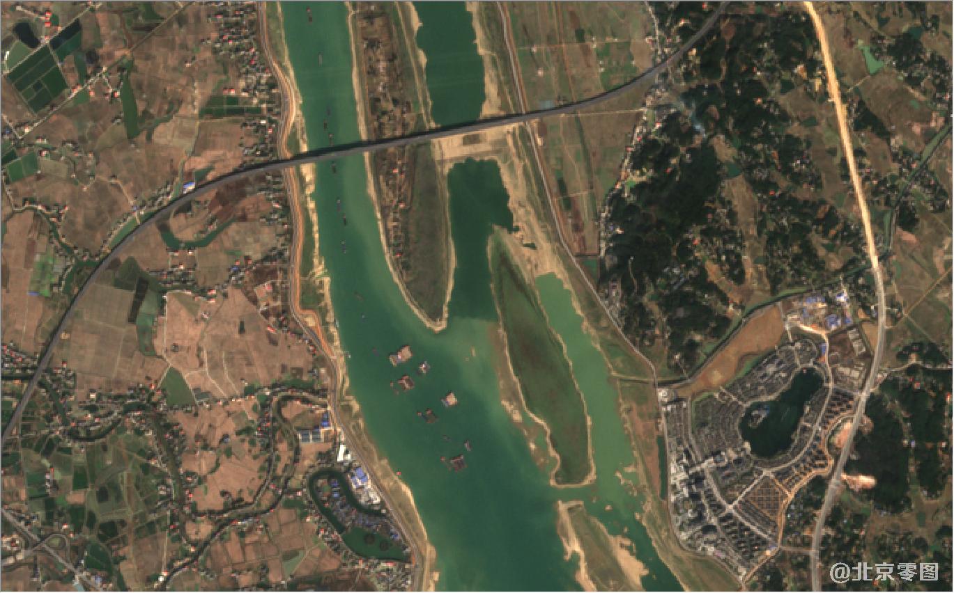 湖南省2021年1月份最新卫星影像图