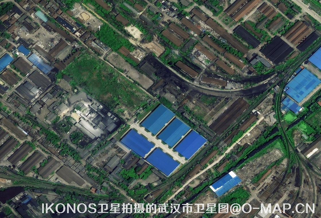 IKONOS卫星拍摄的0.8米分辨率卫星图