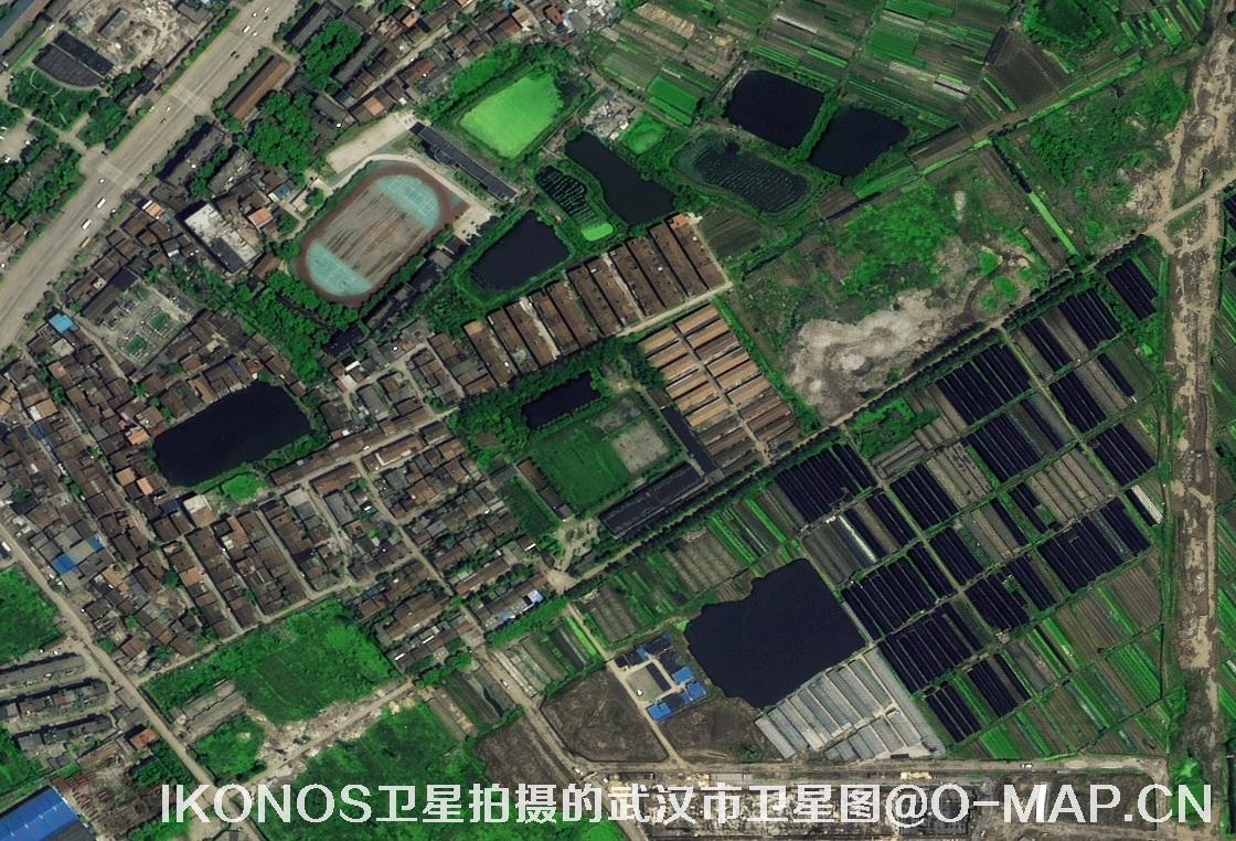 IKONOS卫星拍摄的0.8米卫星图
