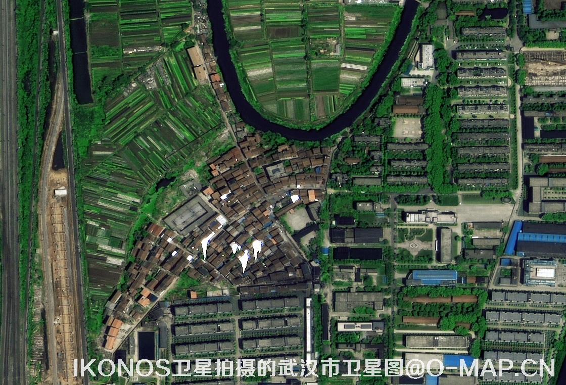 IKONOS卫星拍摄的0.8米卫星图