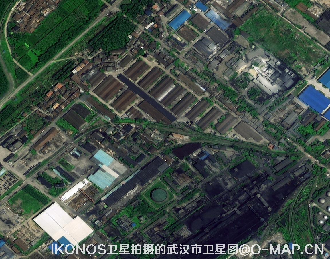 IKONOS卫星拍摄的湖北省武汉市卫星图