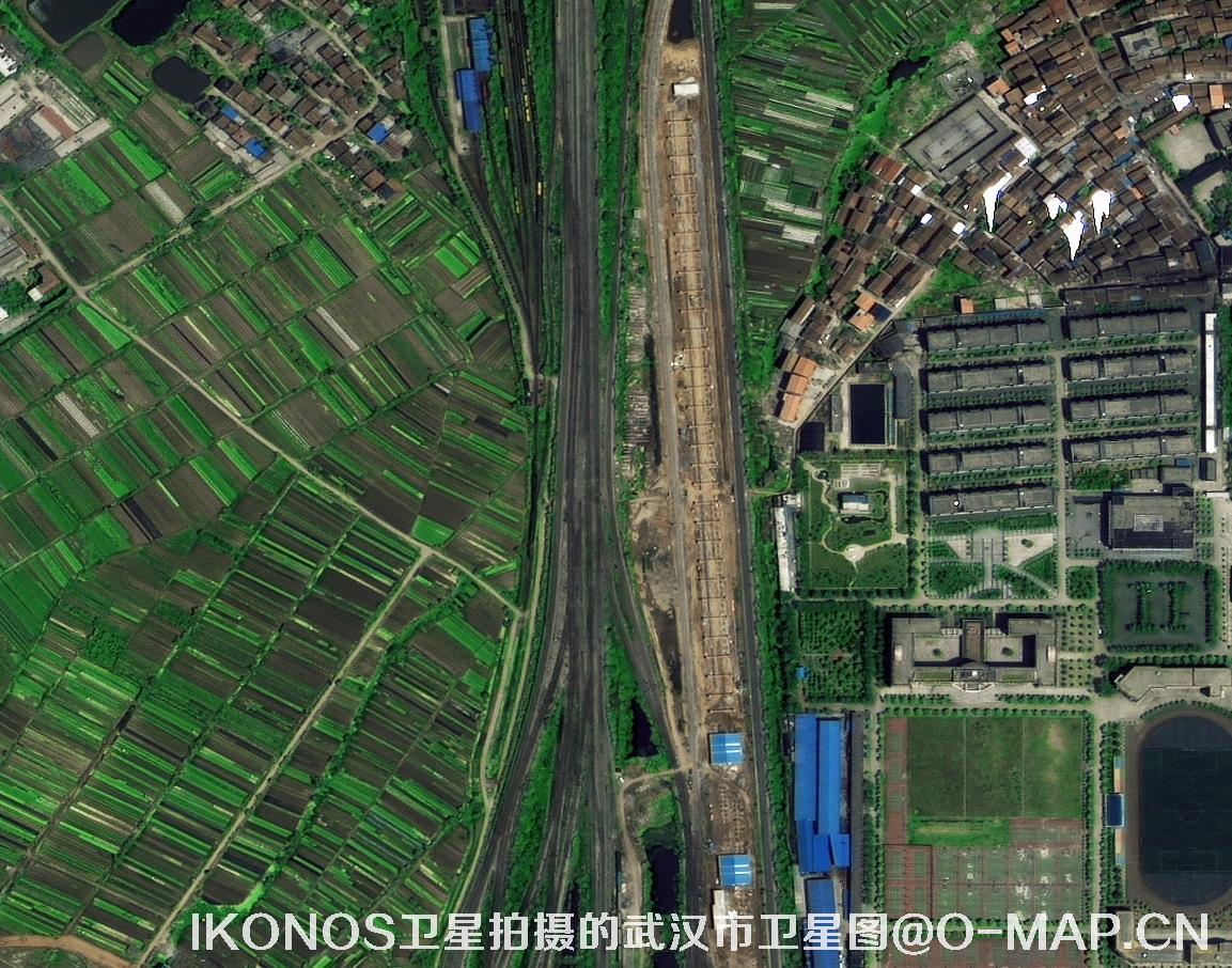 IKONOS卫星拍摄的0.8米影像图