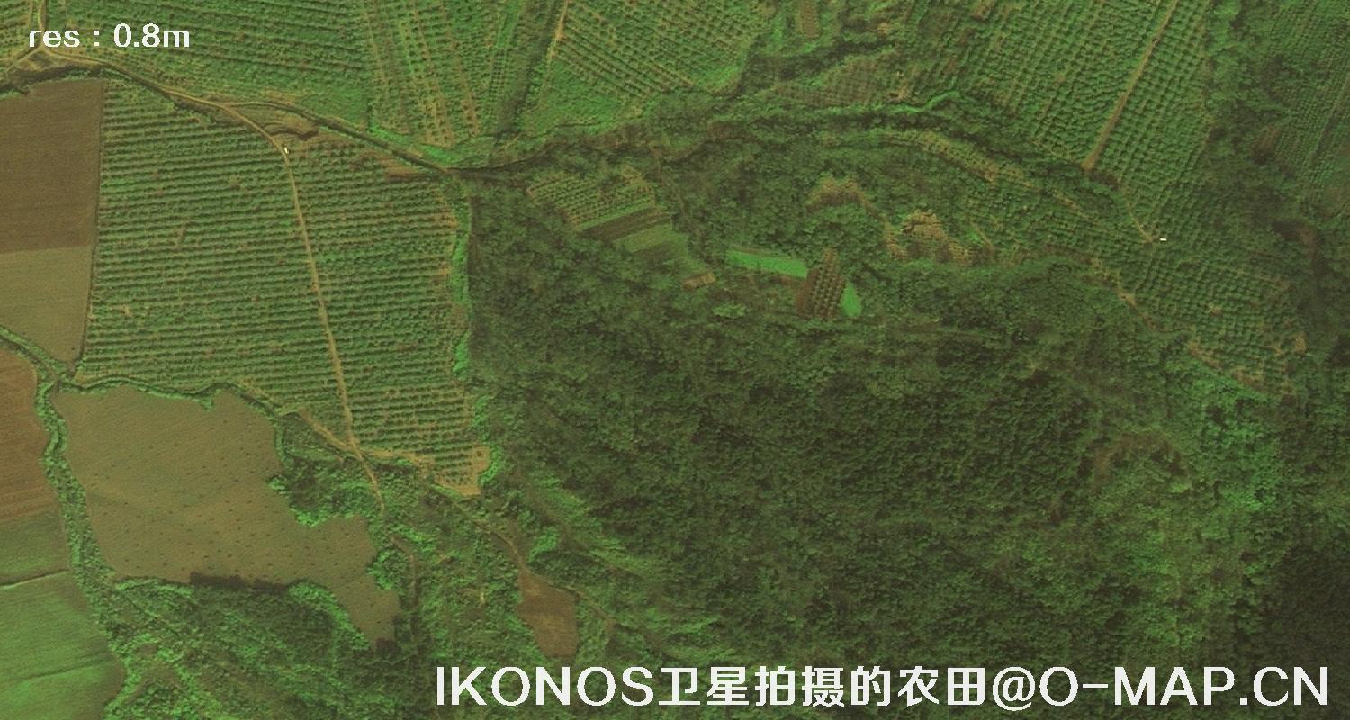 IKONOS卫星拍摄的0.8米分辨率卫星图片