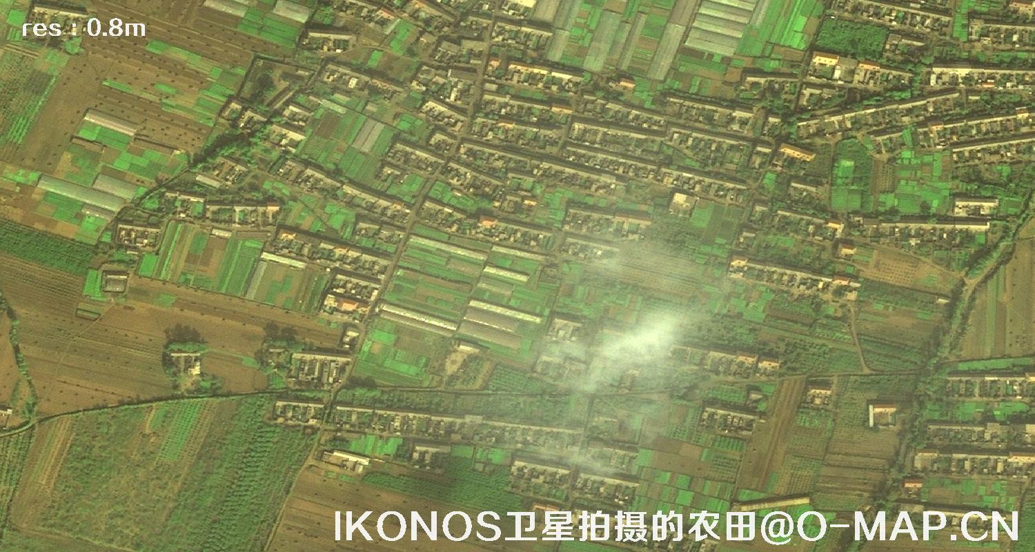 IKONOS卫星拍摄的0.8米分辨率卫星图片