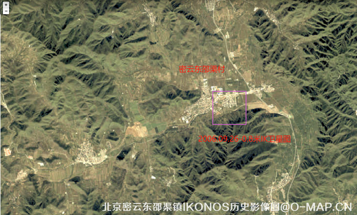 IKONOS卫星拍摄的0.8米影像图