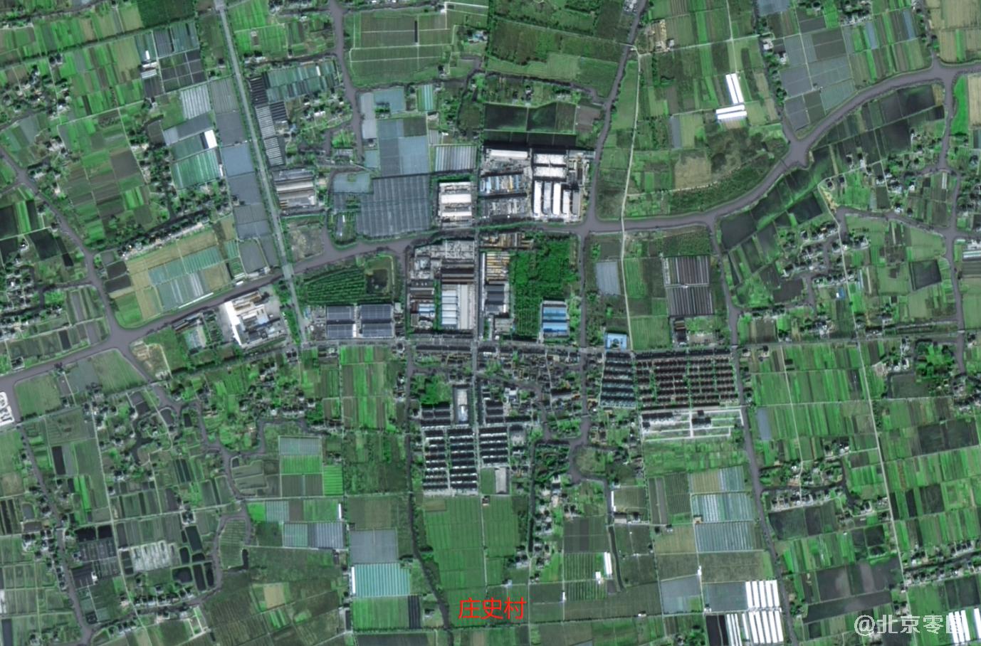嘉兴市庄史村卫星图