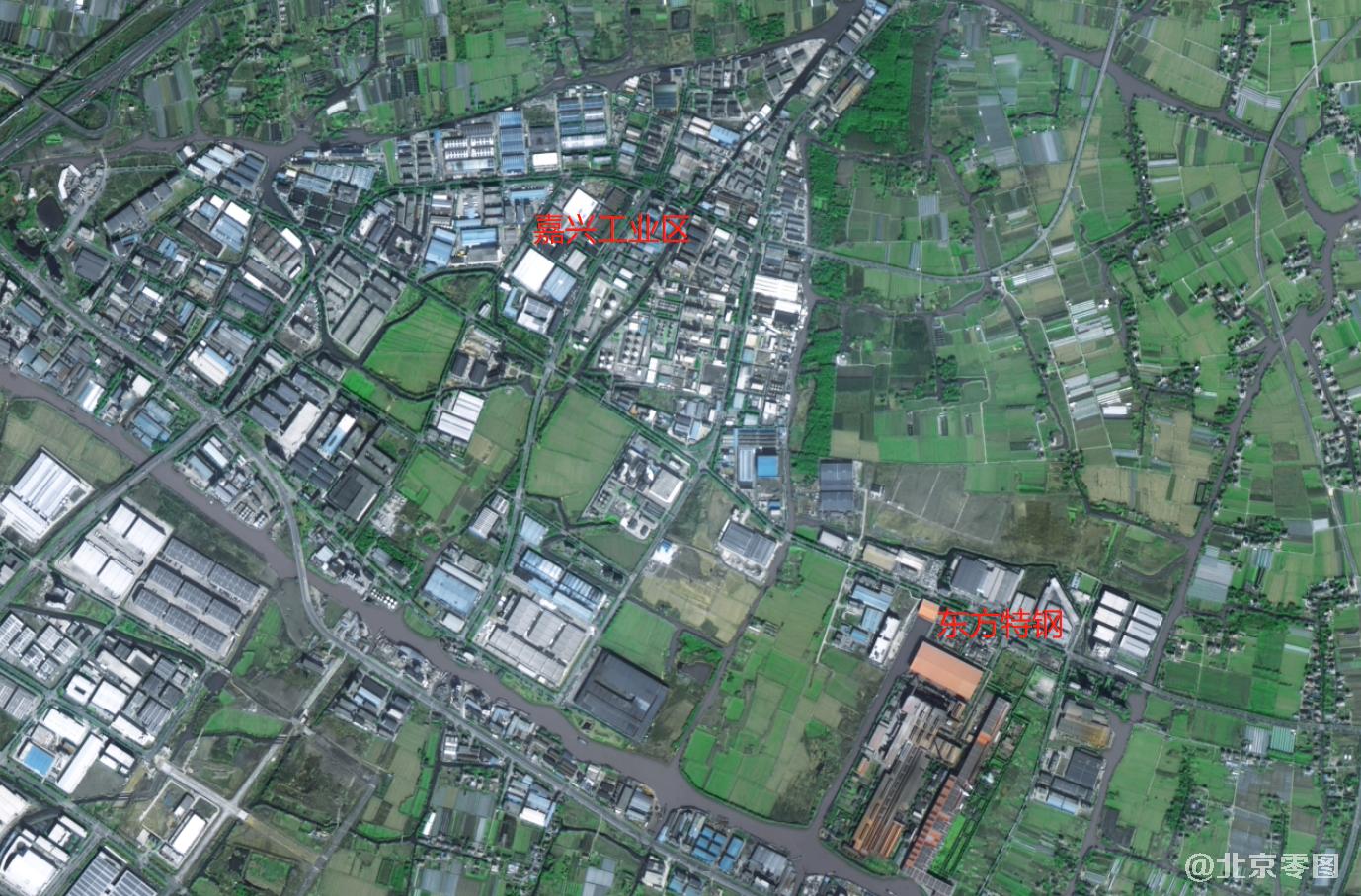 嘉兴市工业园卫星图
