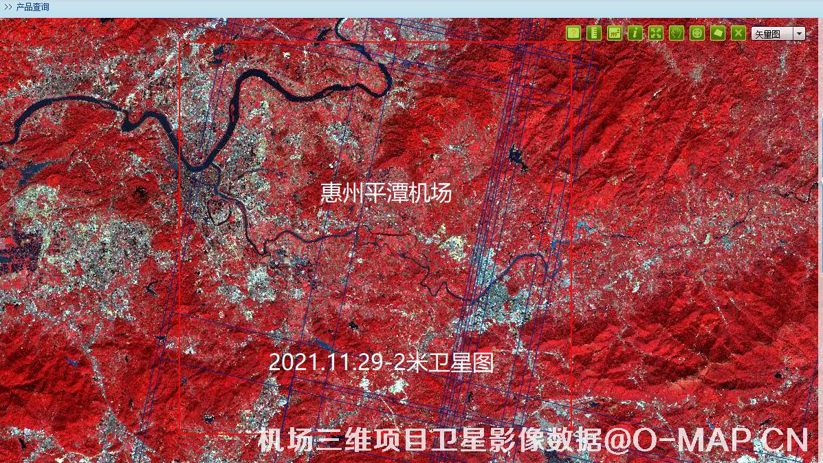 惠州平潭机场2021年2米高分一号卫星图