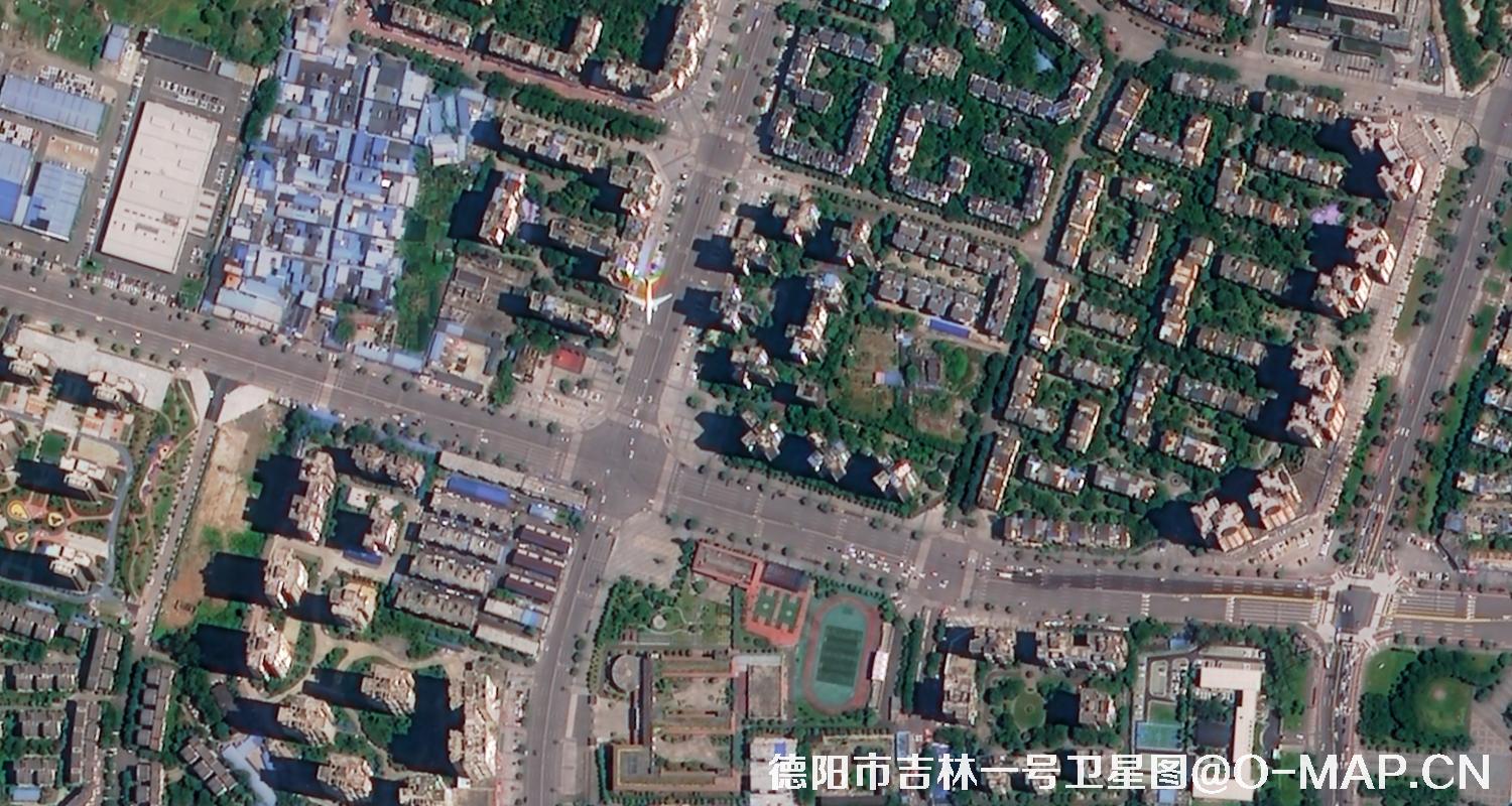 国产1米分辨率卫星拍摄的高清图片
