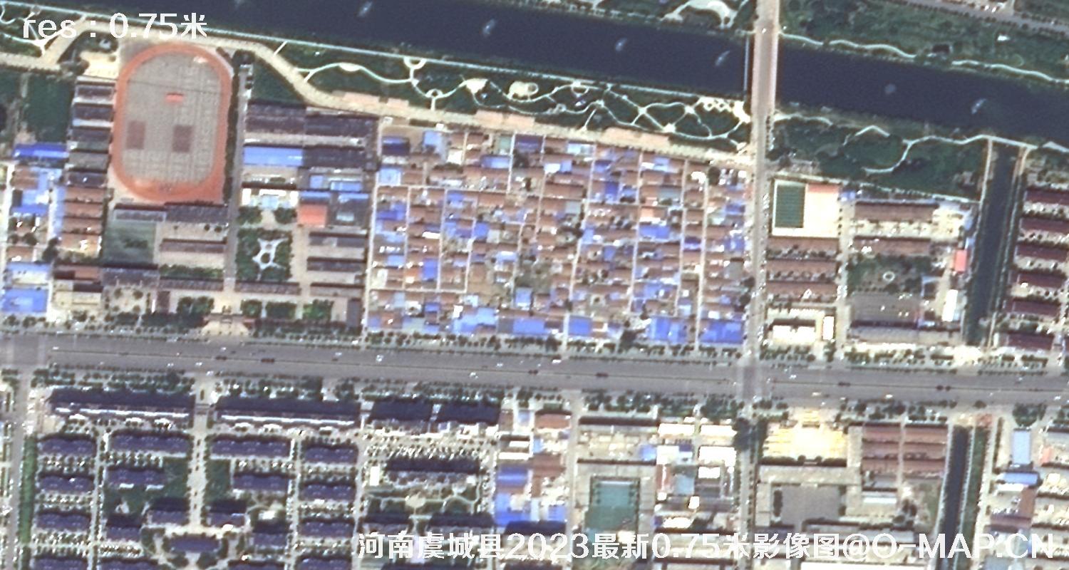 国产0.75米分辨率卫星拍摄的图片