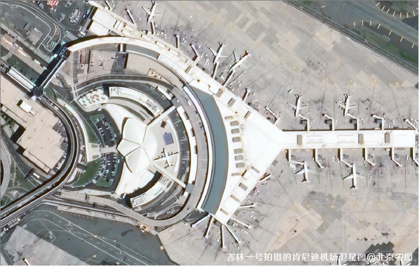 吉林一号卫星拍摄的0.75米遥感影像图