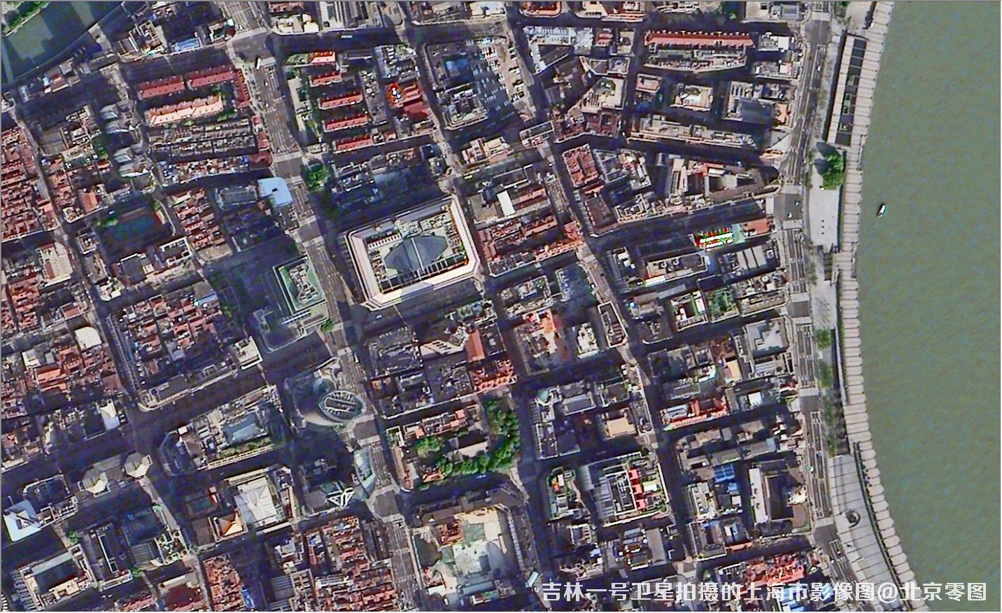 吉林一号卫星拍摄的上海市影像图