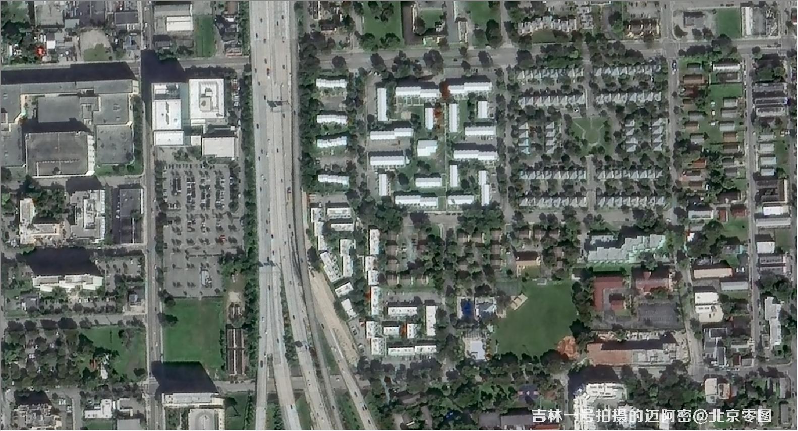 吉林一号拍摄的迈阿密卫星图