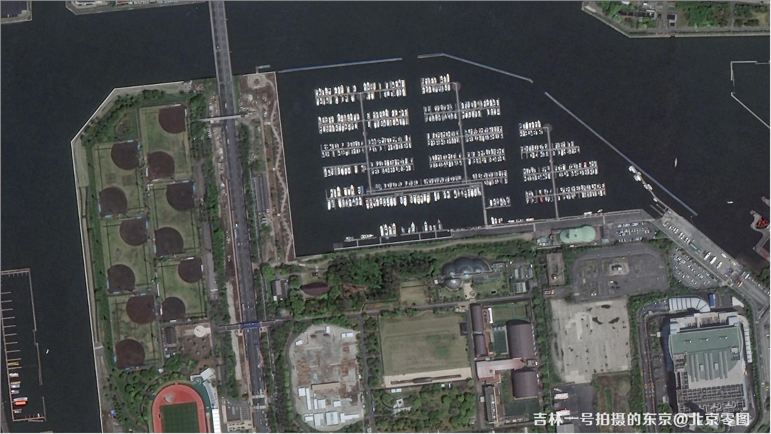 吉林一号卫星拍摄的东京卫星图