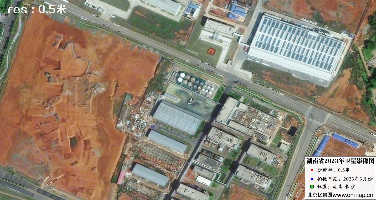 湖南省长沙市2023年3月份0.5米分辨率卫星图更新成果
