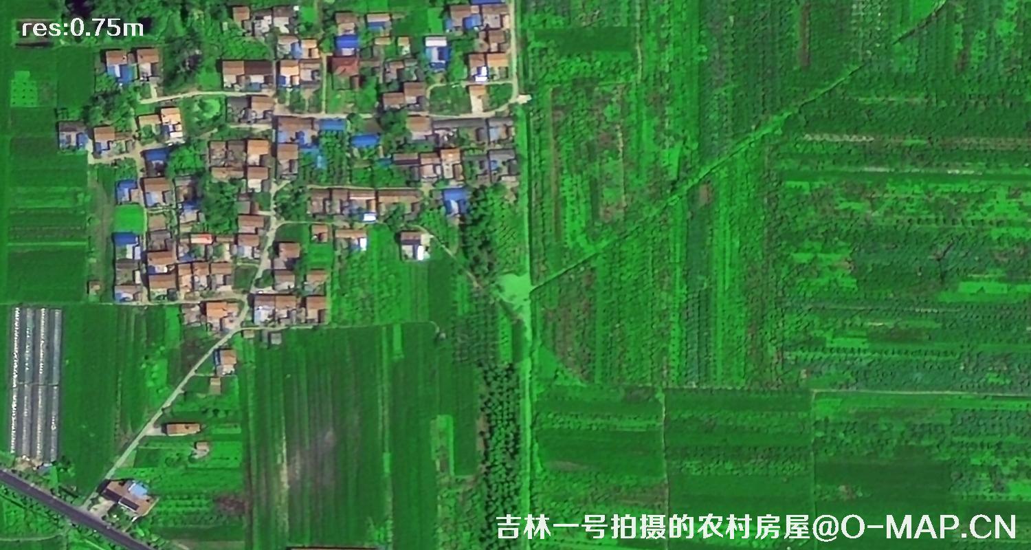 国产卫星拍摄的0.5米分辨率卫星影像图示例图片