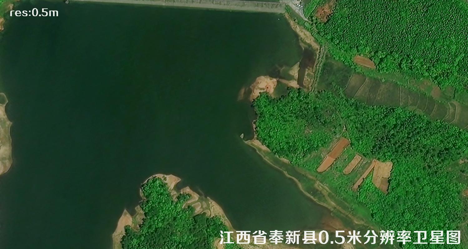 江西省宜春市奉新县2022年0.5米卫星遥感影像图