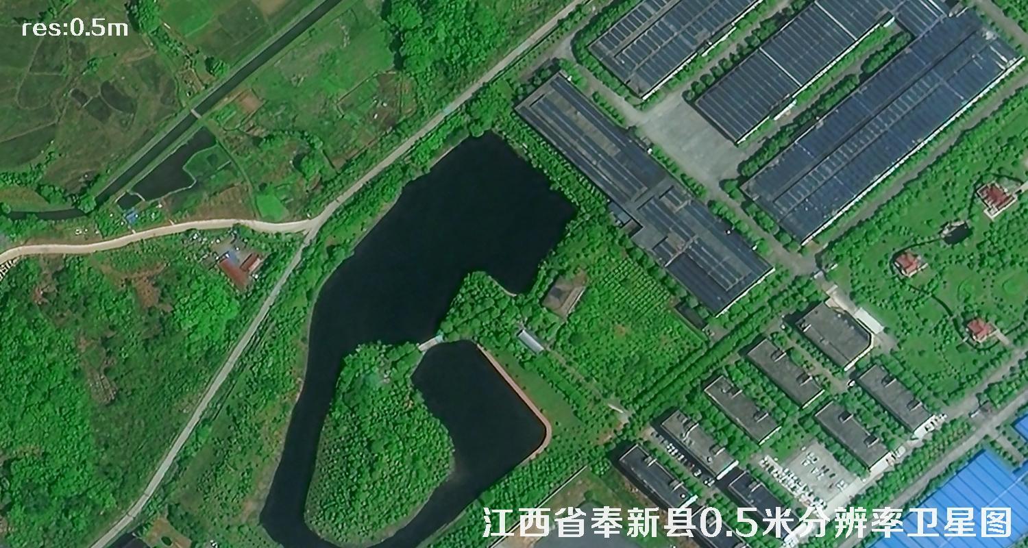 江西省宜春市奉新县2022年0.5米卫星遥感影像图