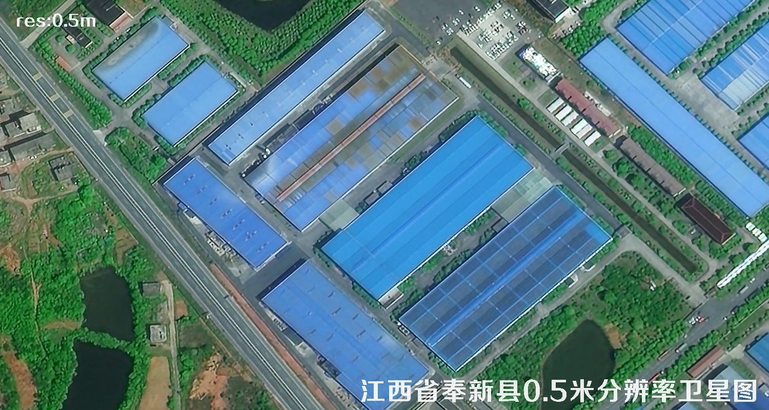 江西省宜春市奉新县2022年0.5米卫星遥感影像图
