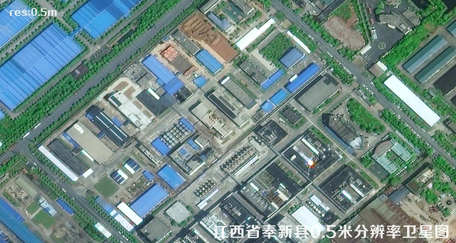 江西省宜春市奉新县2022年0.5米卫星遥感影像图