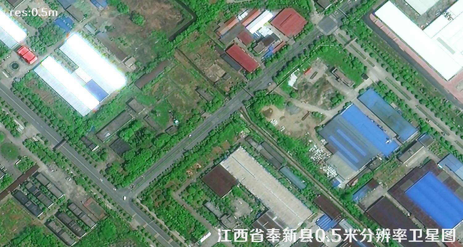 国产0.5米卫星图片效果图