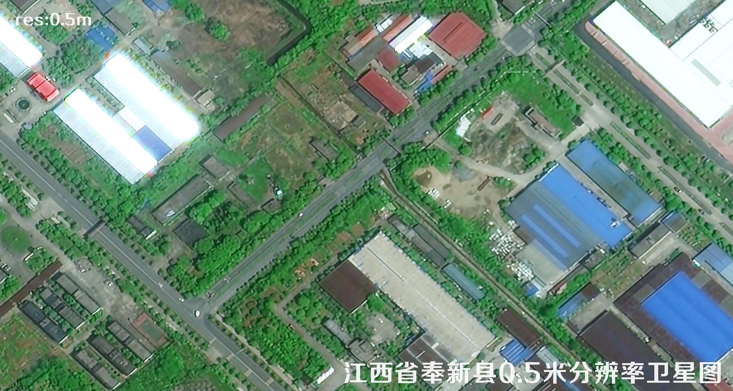 江西省宜春市奉新县2022年0.5米卫星遥感影像图