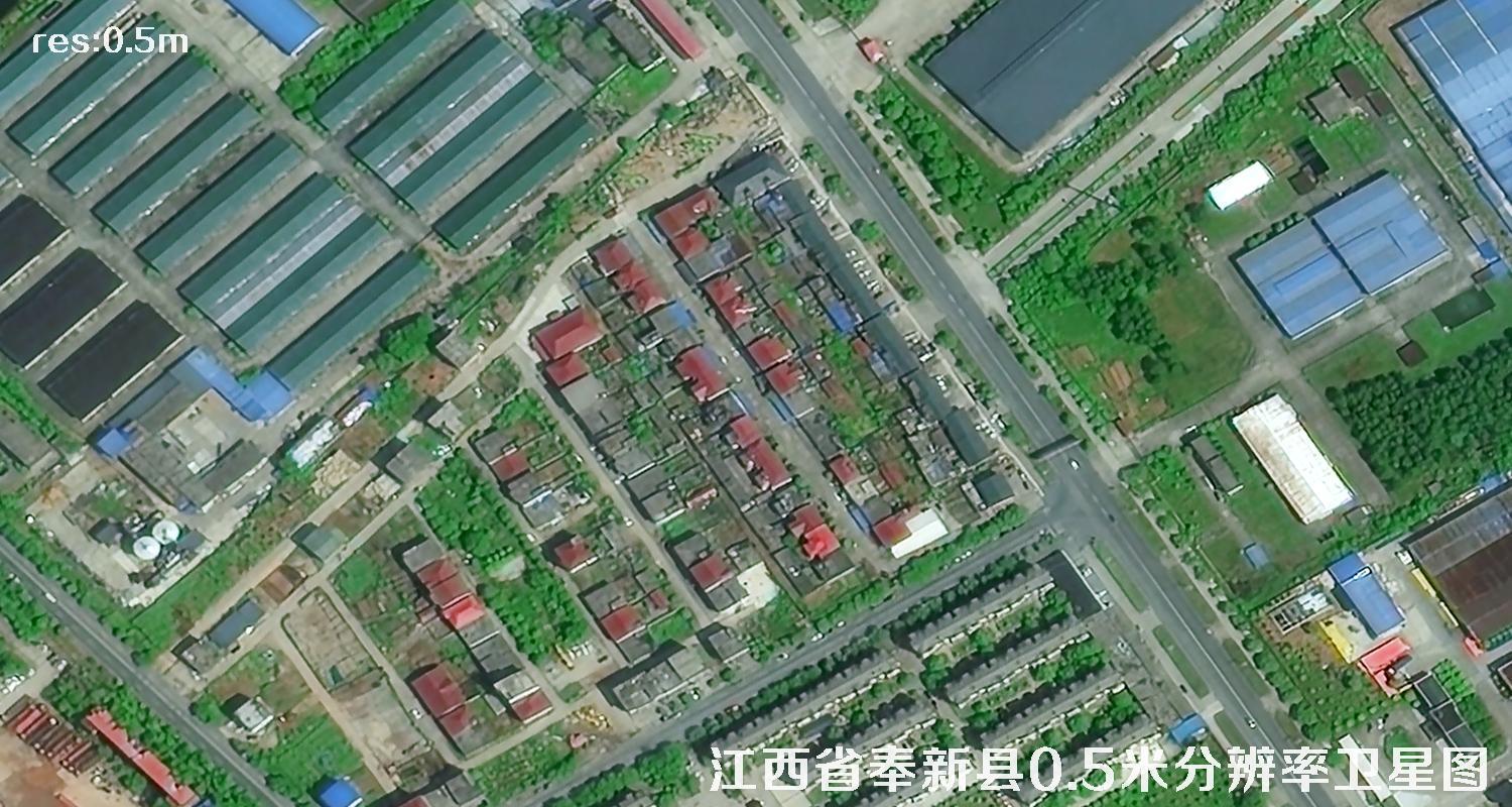 吉林一号高分卫星拍摄的卫星影像图