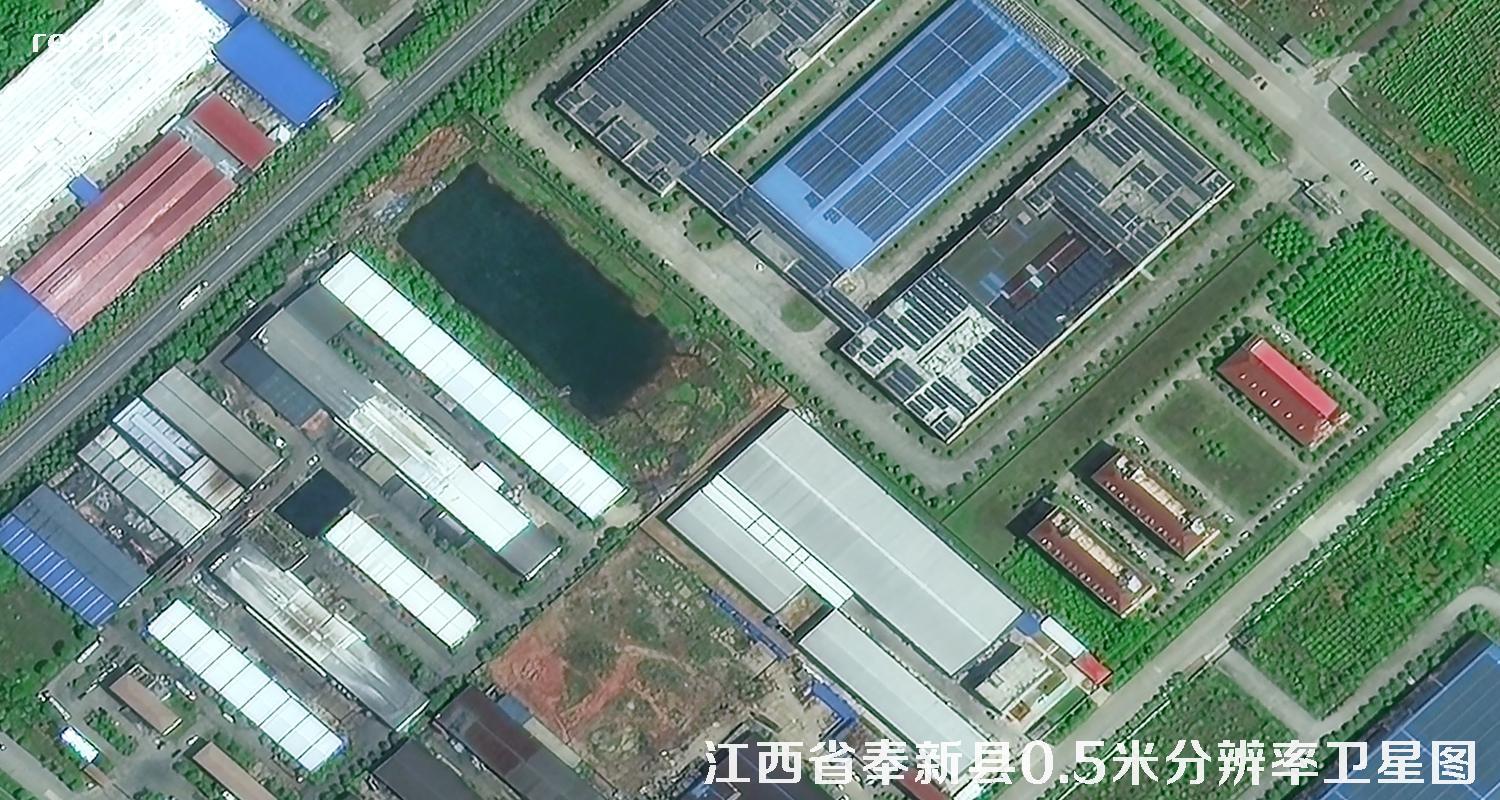 江西省宜春市奉新县2022年0.5米卫星遥感影像图