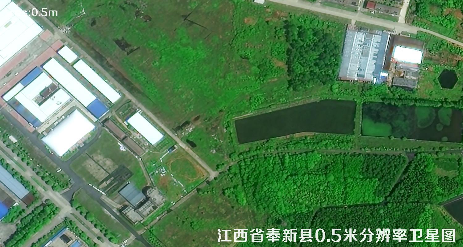 江西省宜春市奉新县2022年0.5米卫星遥感影像图