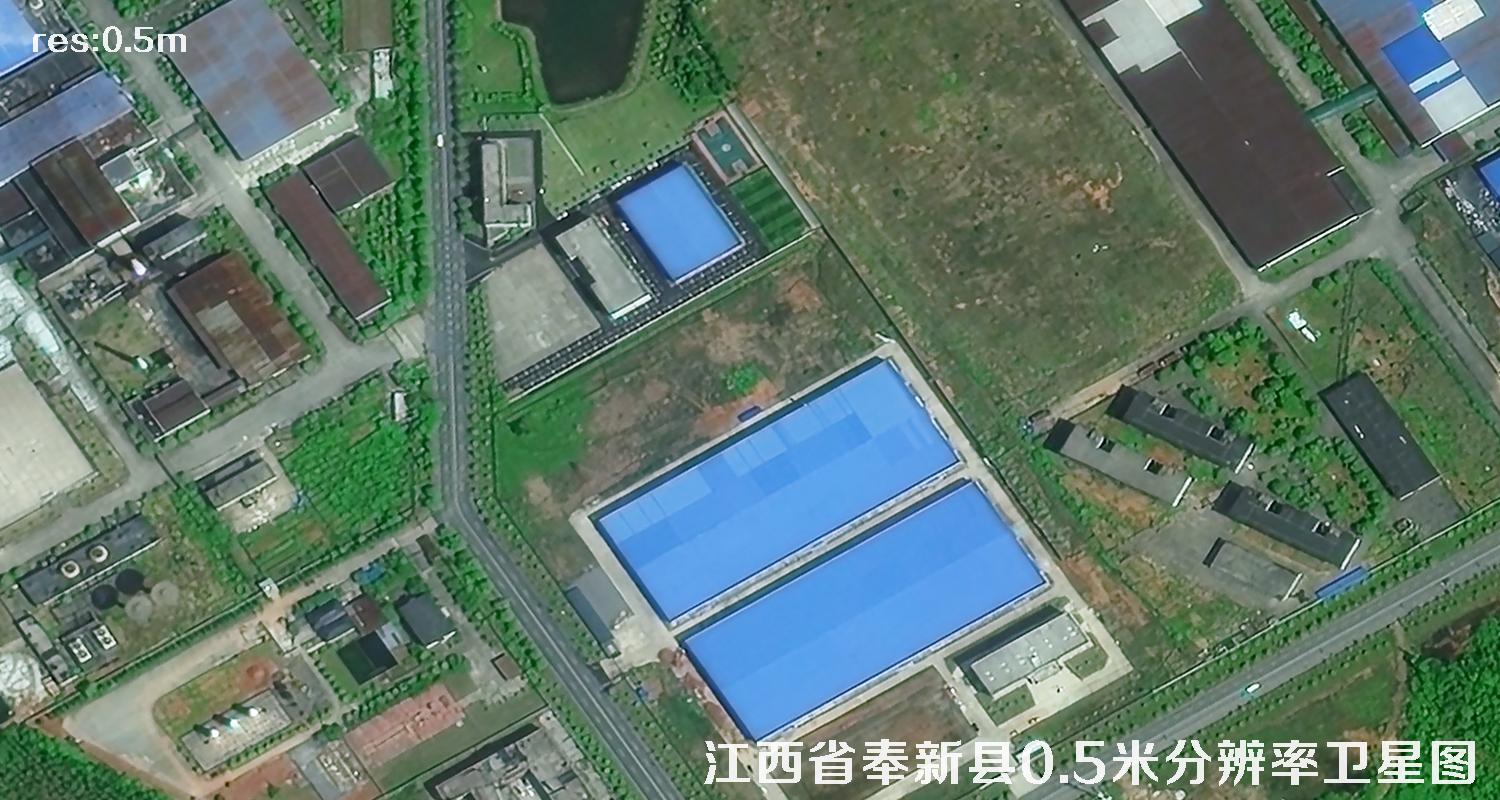江西省宜春市奉新县2022年0.5米卫星遥感影像图