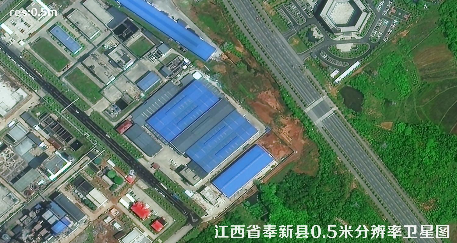 江西省宜春市奉新县2022年0.5米卫星遥感影像图