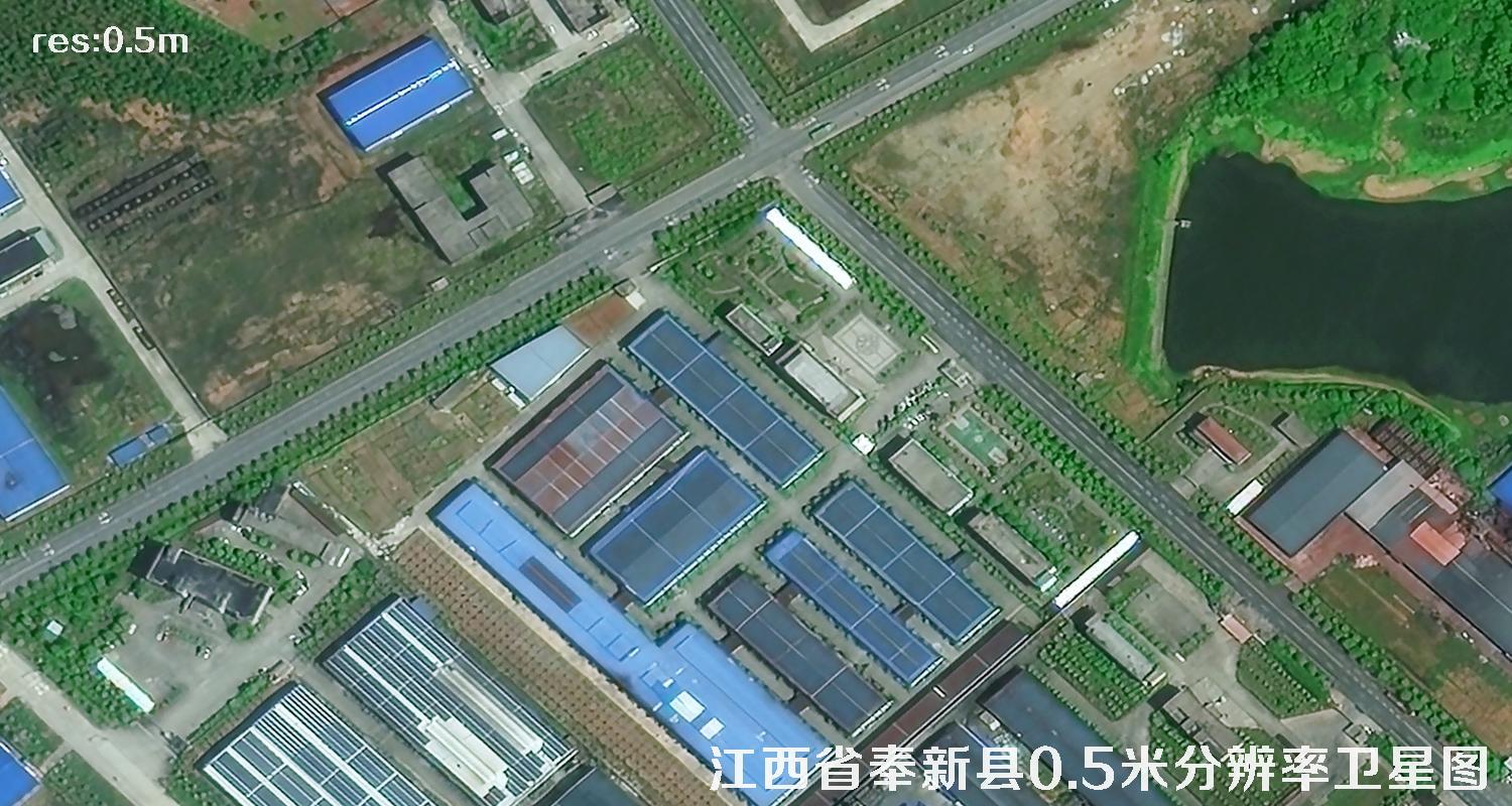 江西省宜春市奉新县2022年0.5米卫星遥感影像图