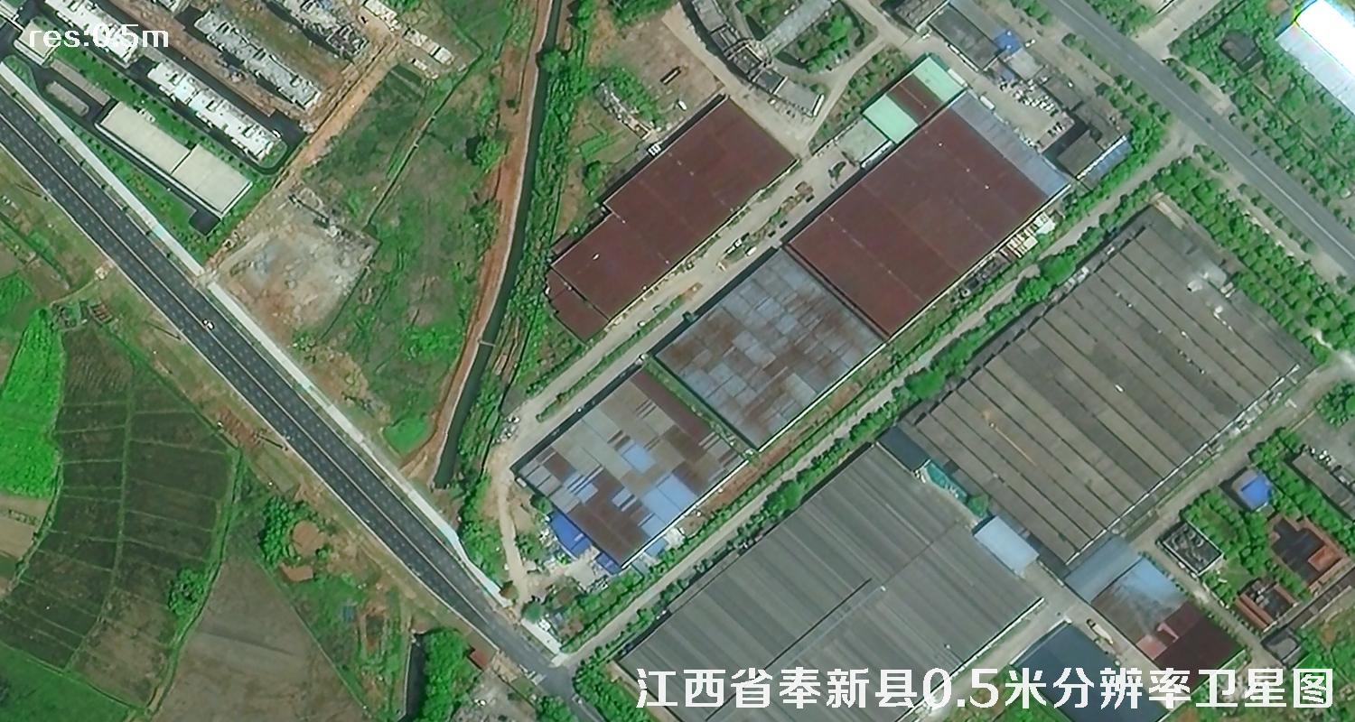 江西省宜春市奉新县2022年0.5米卫星遥感影像图