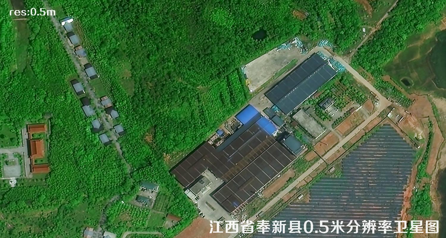 江西省宜春市奉新县2022年0.5米卫星遥感影像图