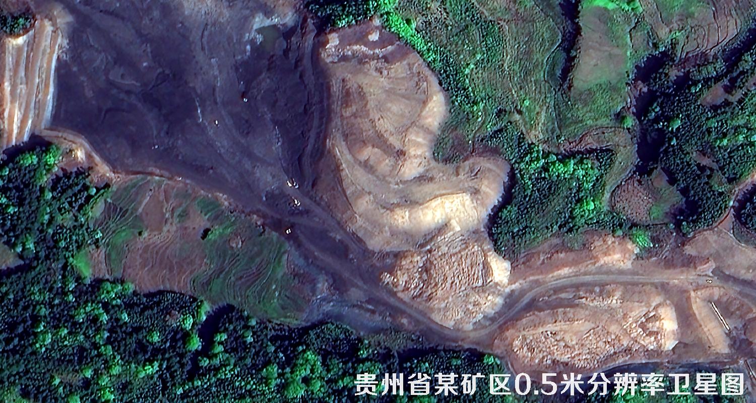 贵州省晴隆县矿区2022年0.5米卫星图