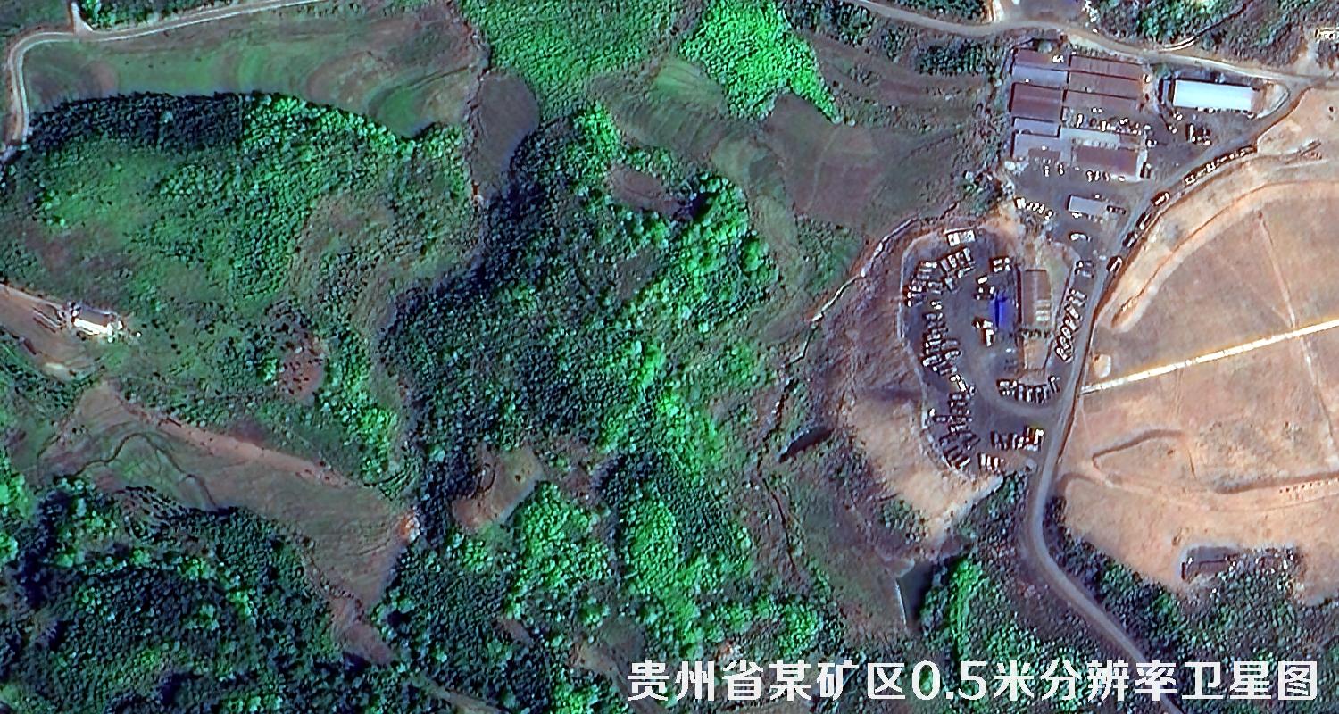 0.5米分辨率卫星拍摄的图片