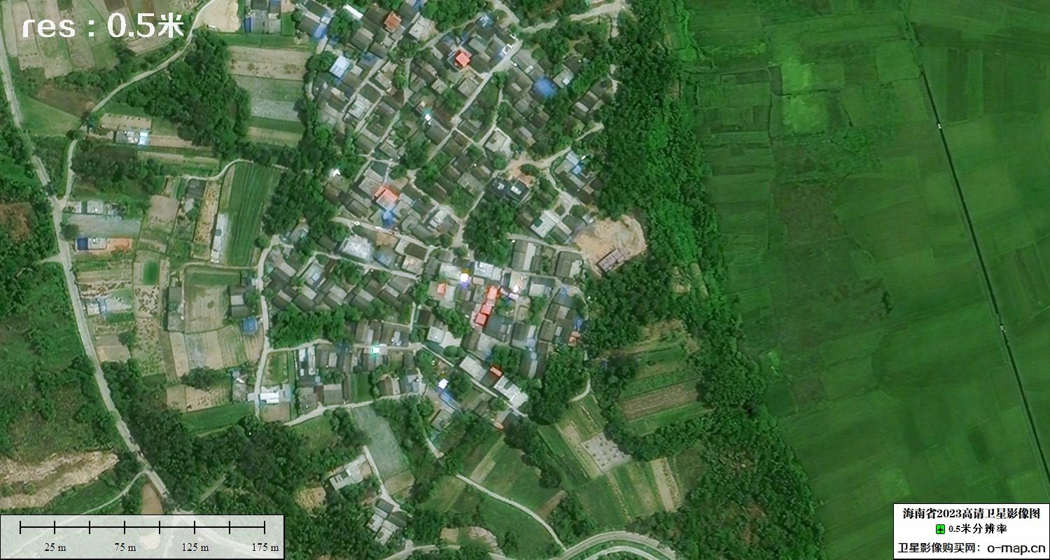 海南省2023年最新0.5米分辨率卫星影像图片