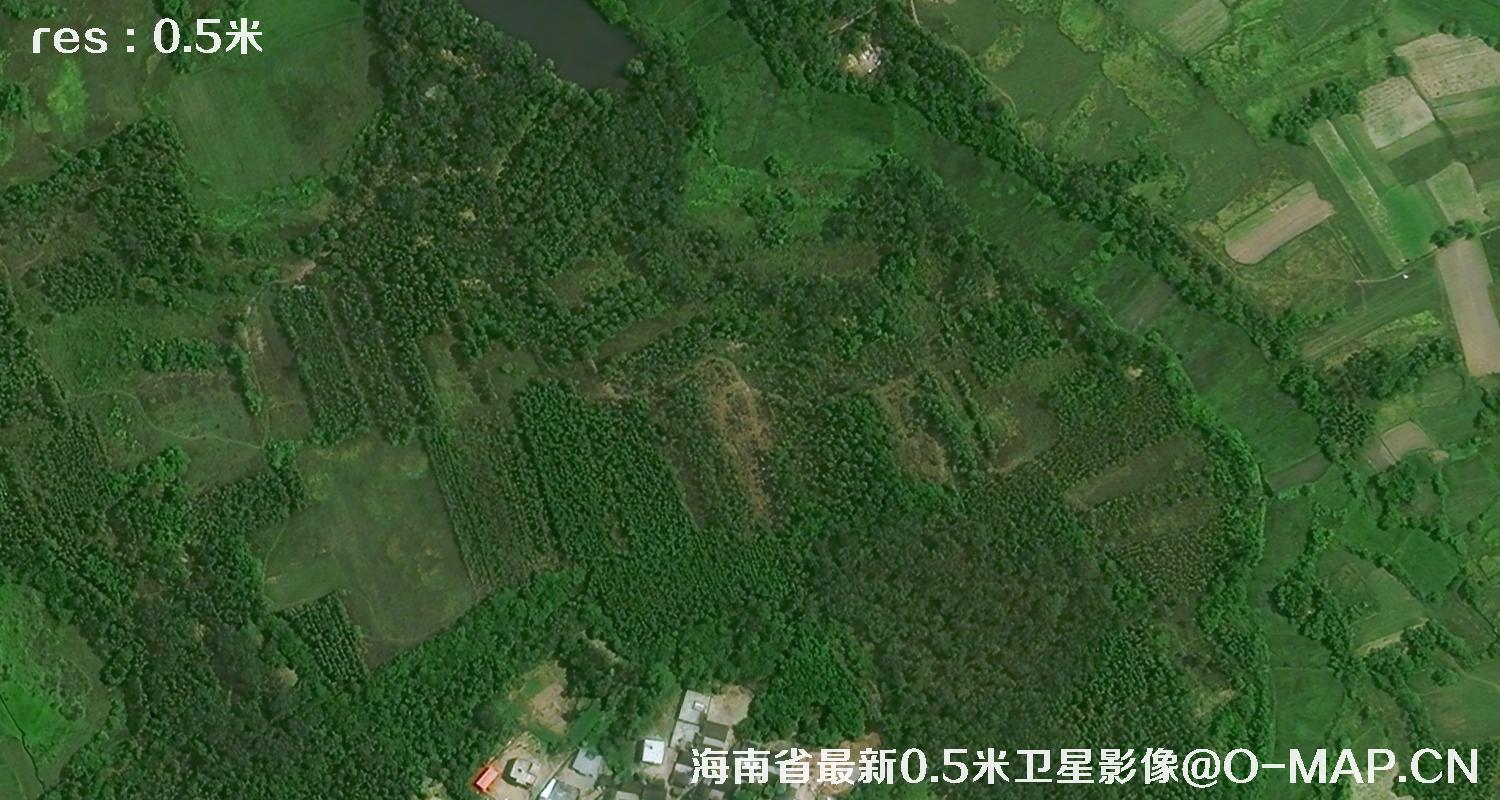 海南省2023年最新0.5米分辨率卫星图