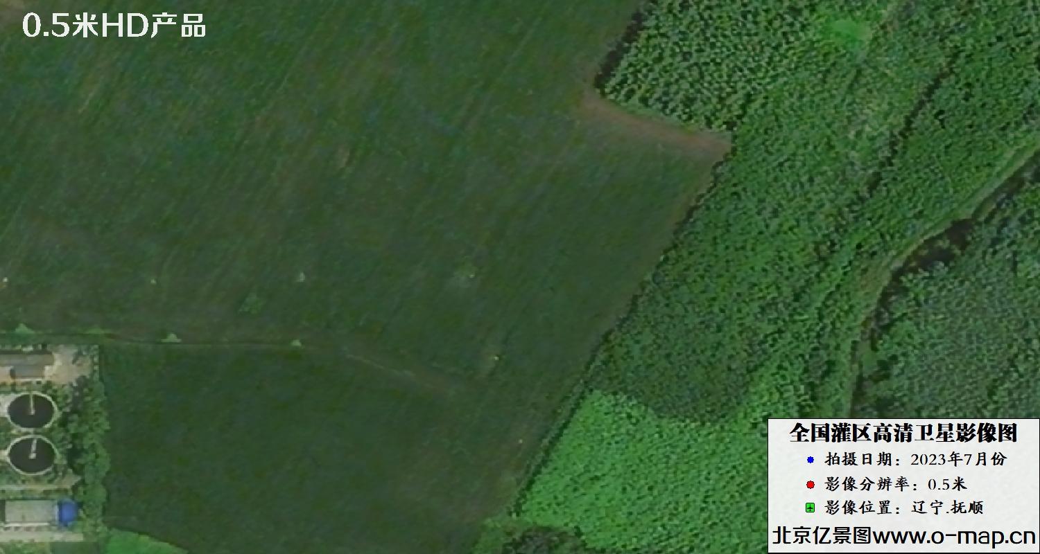 辽宁省抚顺市前甸灌区最新0.5米卫星影像图样例