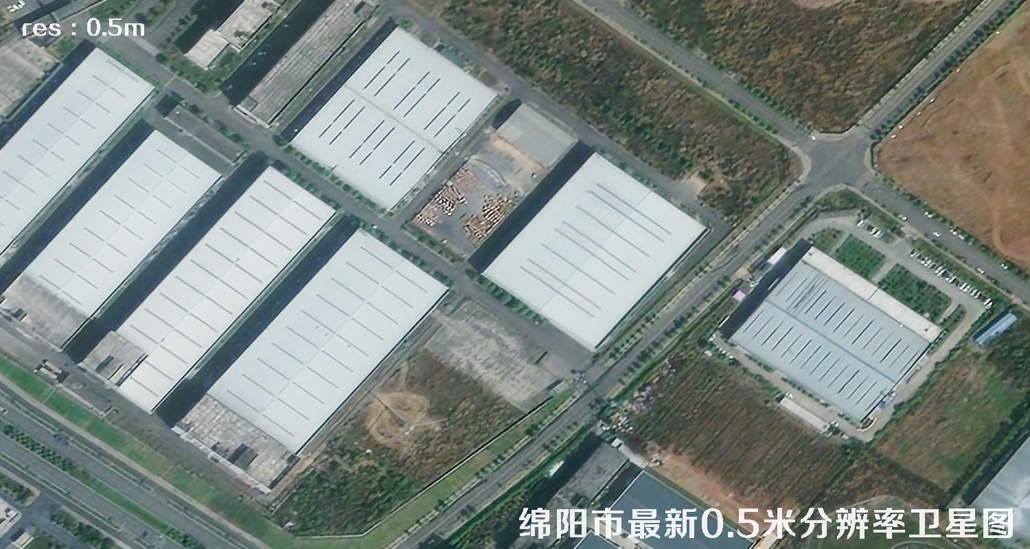 2023年四川省绵阳市0.5米分辨率卫星图片