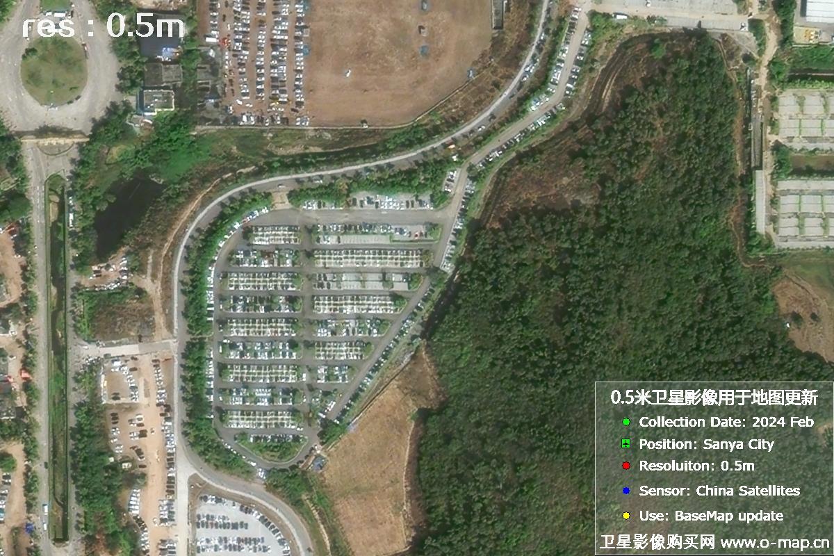 海南省三亚市2024年2月份0.5米卫星影像图
