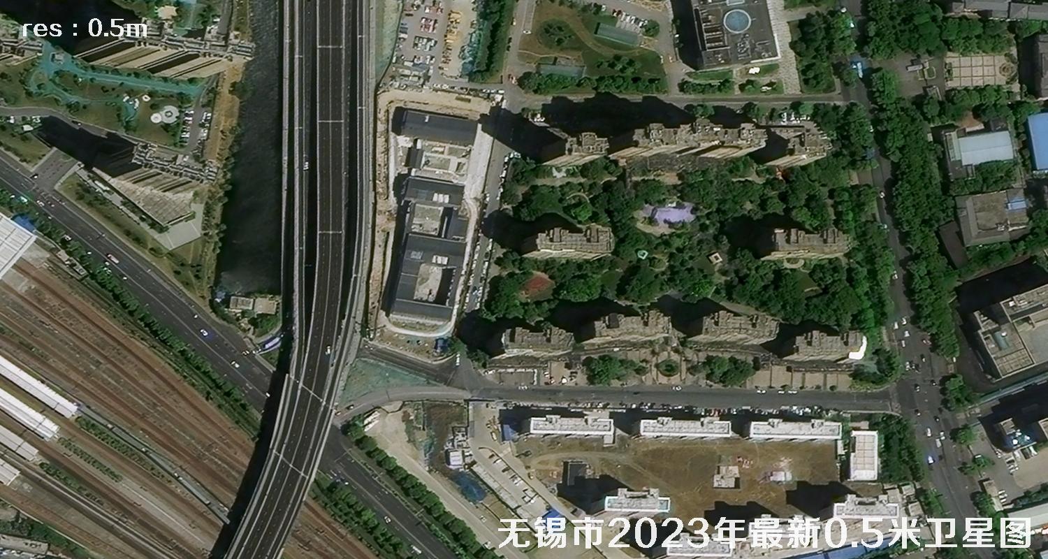 江苏省无锡市2023年最新0.5米分辨率卫星图像