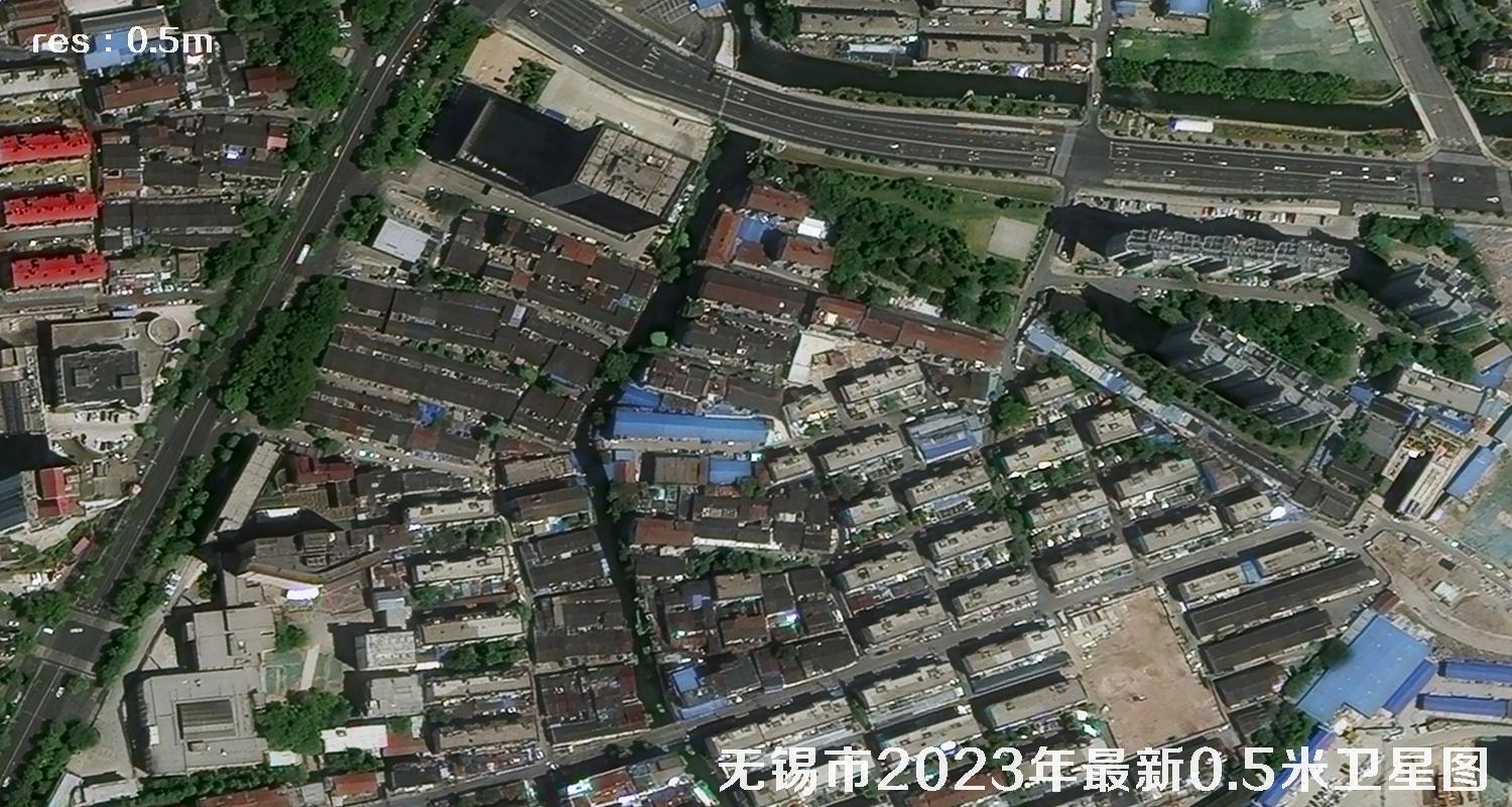 江苏省无锡市2023年最新0.5米分辨率卫星图像