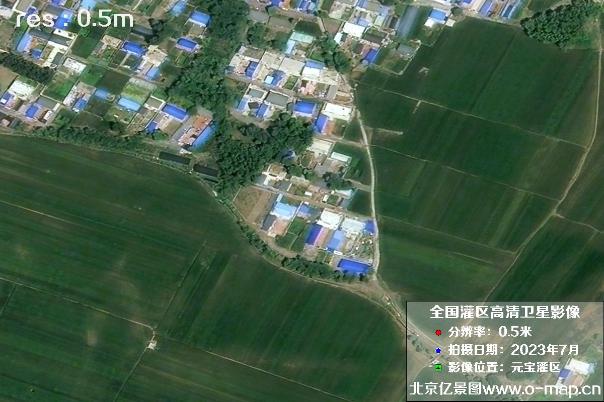 国产卫星拍摄的0.5米分辨率卫星图片