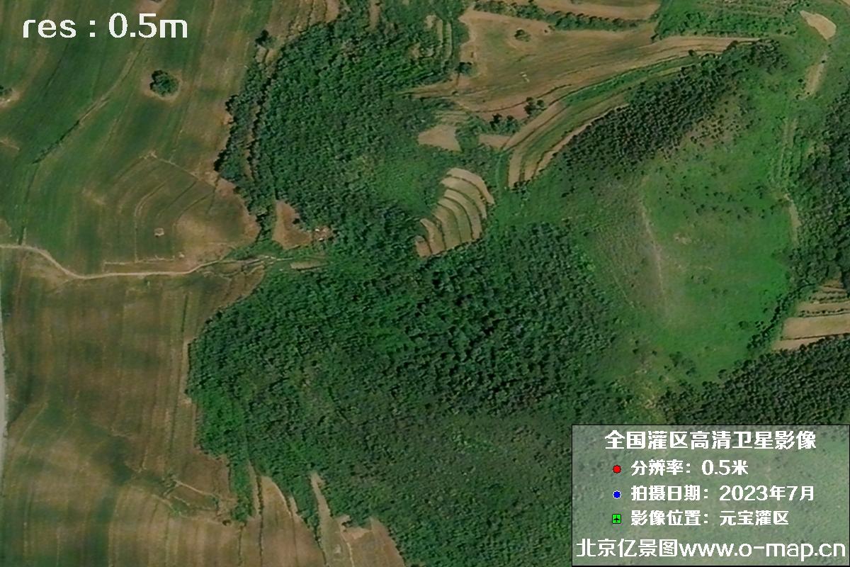 0.5米分辨率卫星拍摄的图片