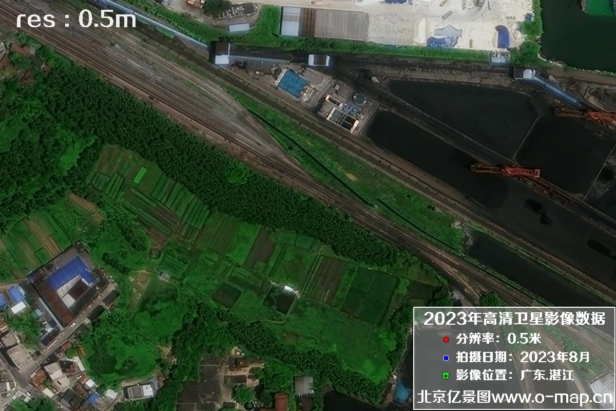 广东省湛江市2023年8月0.5米分辨率卫星遥感影像图