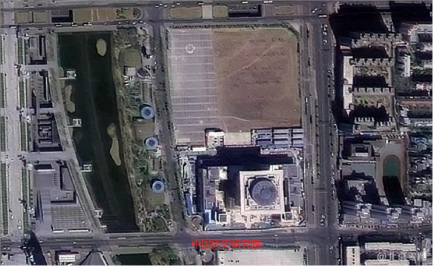 吉林一号光学A星拍摄的国家体育馆卫星图