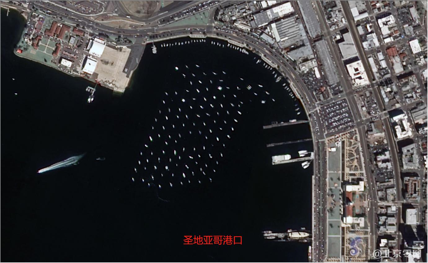 吉林一号卫星样图-圣地亚哥港口