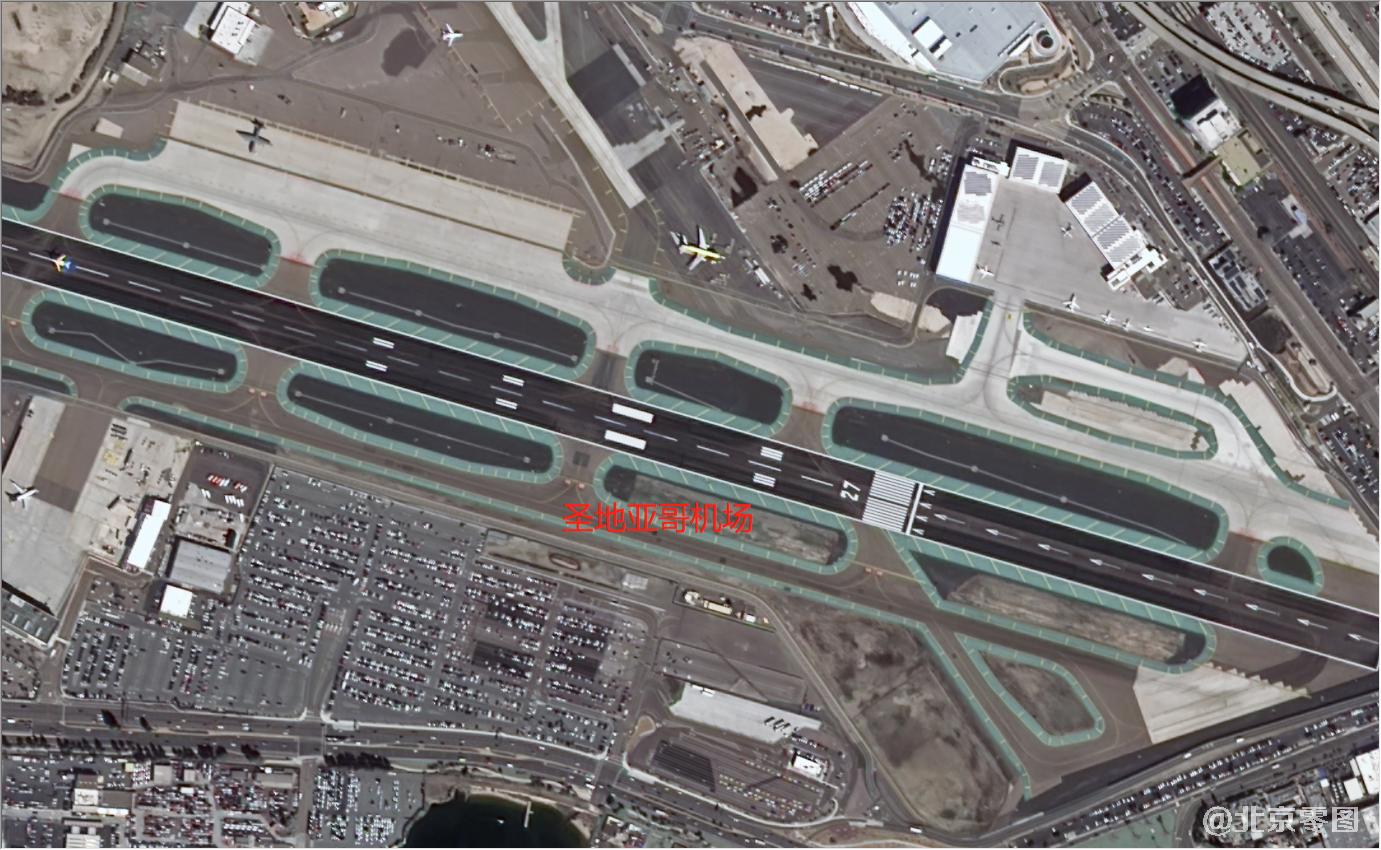 吉林一号卫星样图-圣地亚哥机场