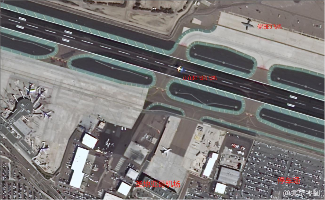 吉林一号卫星样图-圣地亚哥机场
